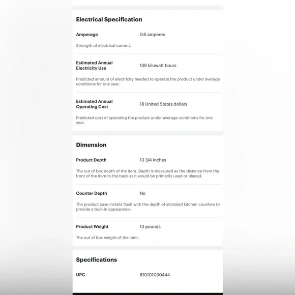 Mini Refrigerator - Pink - Cooluli - Concord 0.7 Cu. Ft. - Picture 9 of 11